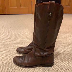 Frye Melissa Boots - beautiful dark brown!